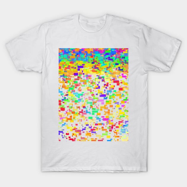 Rainbow Pattern T-Shirt by Hispaniola-Fineart